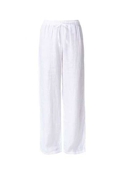 White Linen Pants