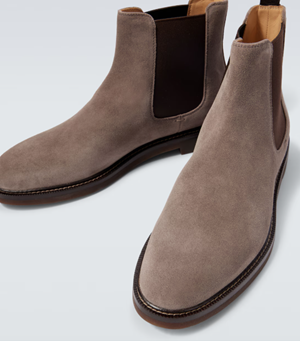 Men Suede Chelsea Boots