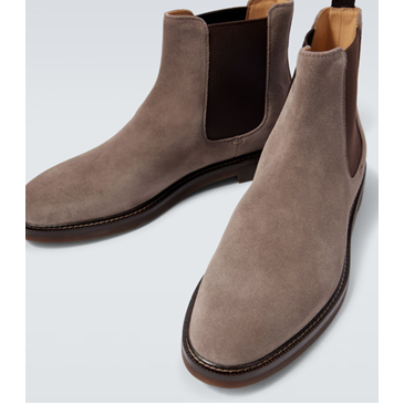 Men Suede Chelsea Boots