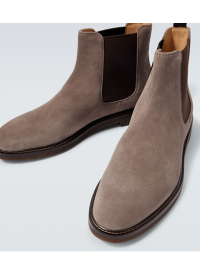 Men Suede Chelsea Boots