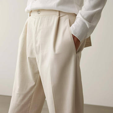 linen trousers