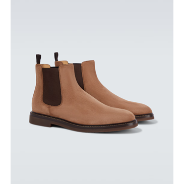 Men Suede Chelsea Boots